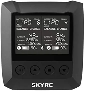 

Умное зарядное устройство SKYRC B6 Nano DUO 2X100W 15A AC bluetooth зарядное устройство Dis зарядное устройство с поддержкой Sky зарядное устройство с вилкой EU/...