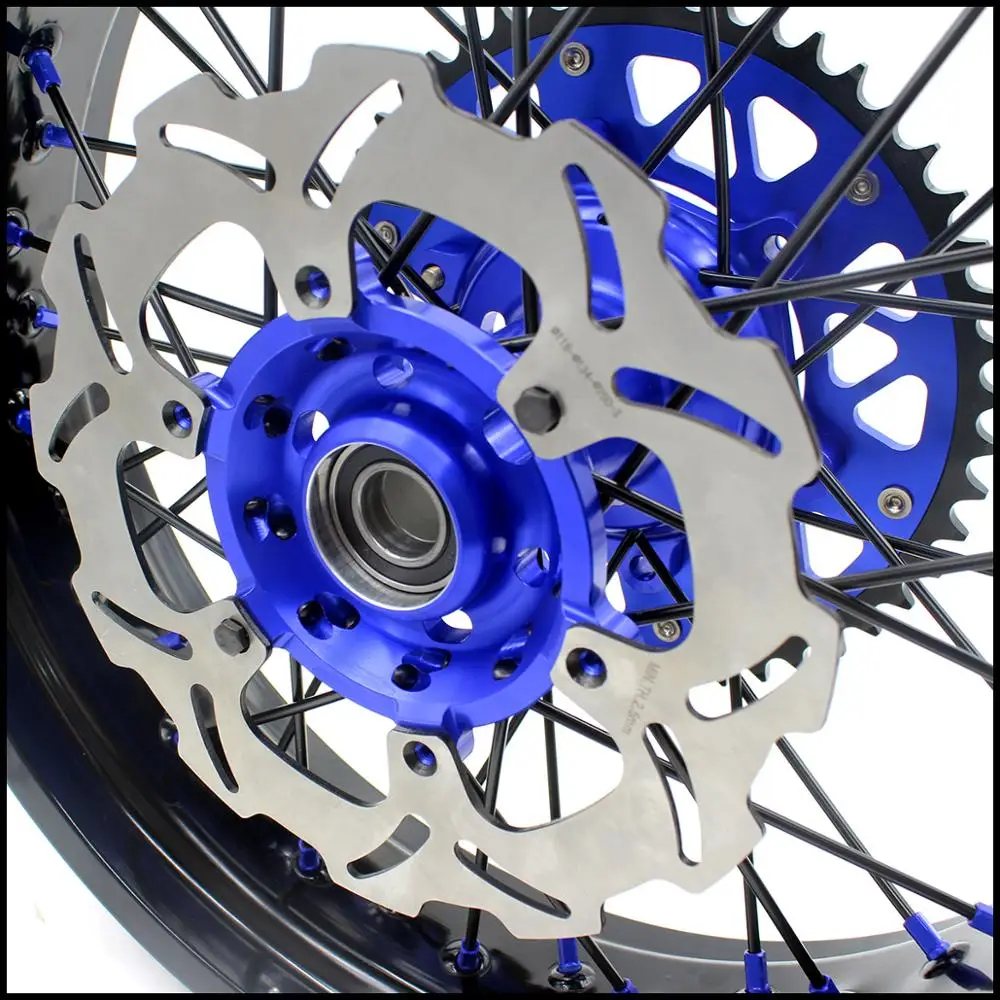 Полный комплект колес SUPERMOTO с ЧПУ 3 5/4 25 для SUZUKI DRZ400S 2000-2020 DRZ400 2000-2004 DRZ400E 2000-2007