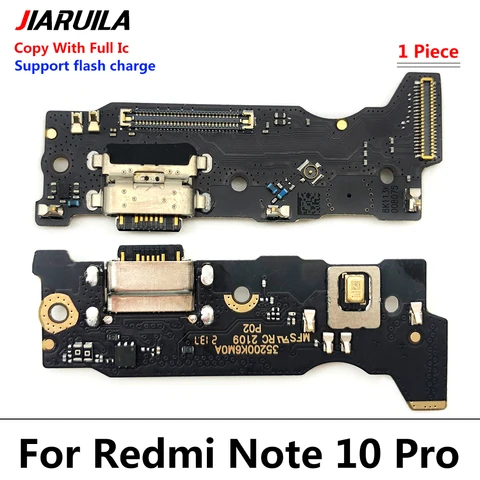 NEW USB fast Charging Port Dock Charger Plug Connector Board Flex For Xiaomi Redmi 10C Note 11E 10S 11 12 Pro 5G 4G 10 Pro Prime