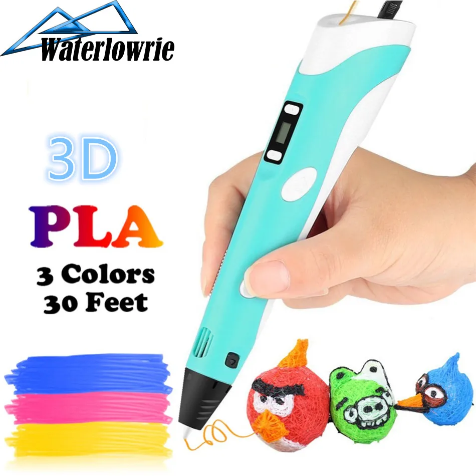 Ручка для 3d-печати ручка-карандаш 3d-рисования пла-нить 9 м детей Обучающие хобби
