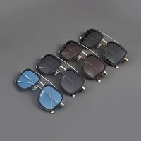 luxury brand aviation titanium frame quality oversized men acetate sunglasses polarized design pilot male sun glasses driving