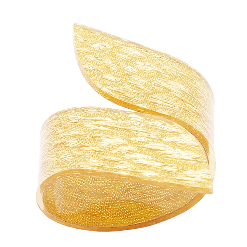 Специальные неправильной формы акриловые кольца для салфеток свадеб отель