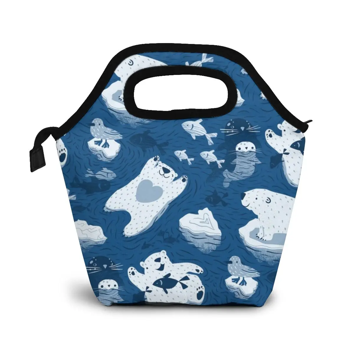 Бесшовные коробки с векторным рисунком сумки портативная Изолированная пищевая