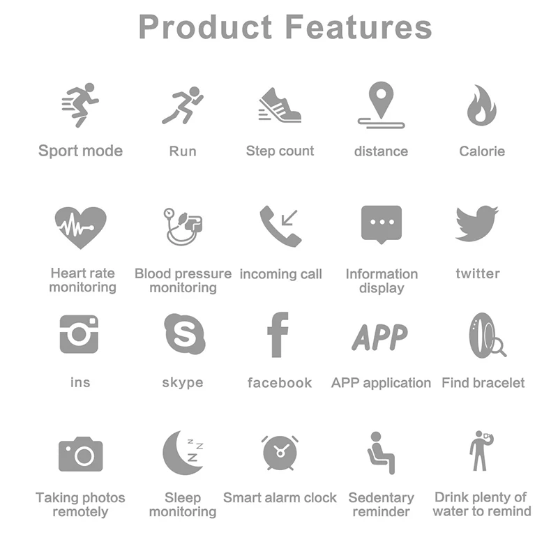 M4 смарт браслет спортивные часы с монитором сердечного ритма фитнес трекер