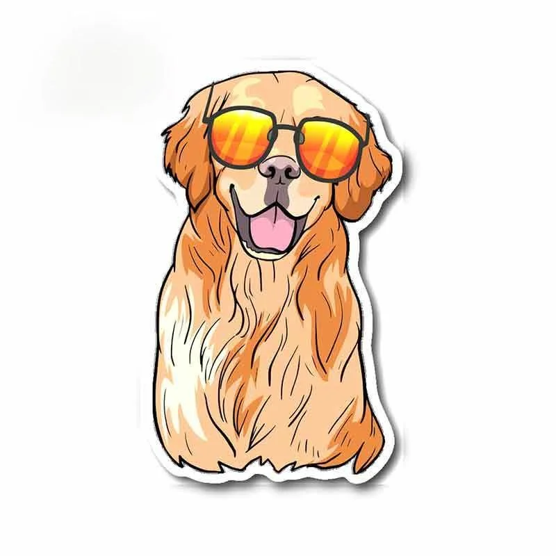 

13cmx8cm Creative dog Vinyl Car stickers Decals Motorcycle Accessories Car-Window Decorative Goods PVC