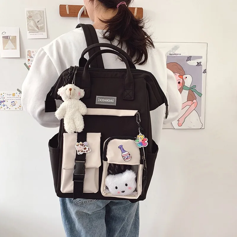 

Женский водонепроницаемый рюкзак Homemari, школьная сумка фиолетового цвета для девочек, сумка для ноутбука, дорожные сумки для женщин, новинка...
