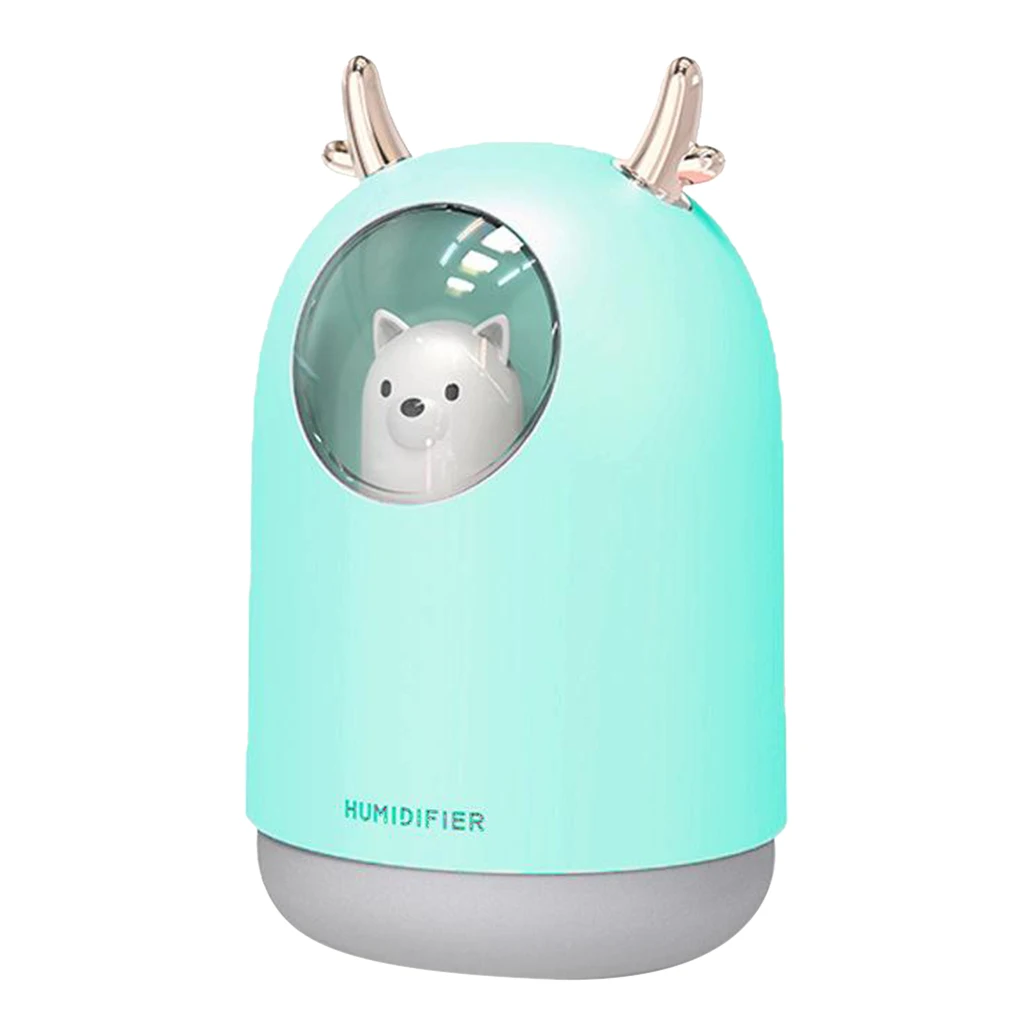 

7 цветов светодиодный USB увлажнители воздуха диффузор автомобиля номер тумана, Мини офис Воздухоочистители