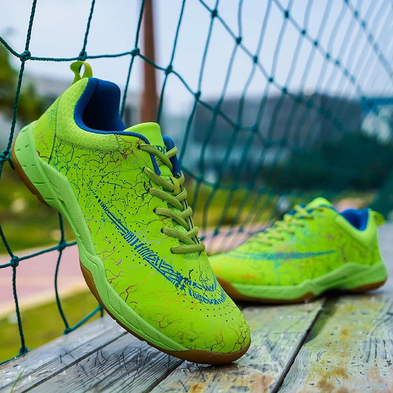 Badminton Shoes Men Professional Training Sport Shoes Breathable Light Sneakers Men Athletic Shoe Anti-Slippery Tennis Sneakers