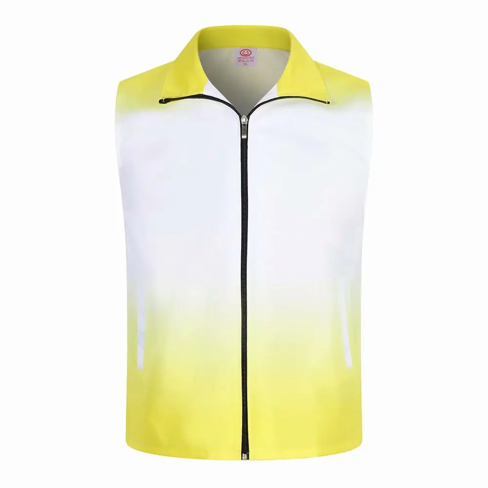 1 шт бесплатная индивидуальный дизайн градиент жилеты с принтом по всему размеру