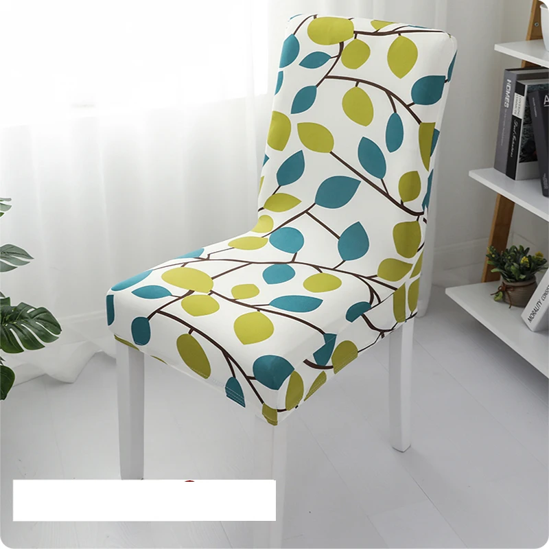 1 шт. спандекс обеденный чехол для кресла печатных стрейч универсальная накидка