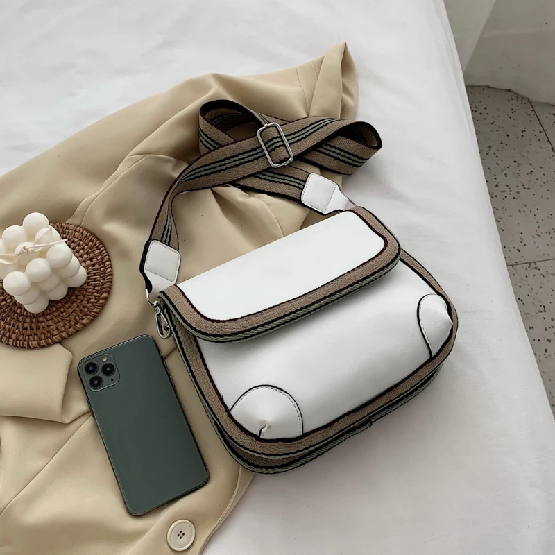 

Women's Bag Bucket Bags Broadband Shoulder Ladies Diagonal For Female Purses And Handbags Crossbody PU Leather Bolsa Feminina