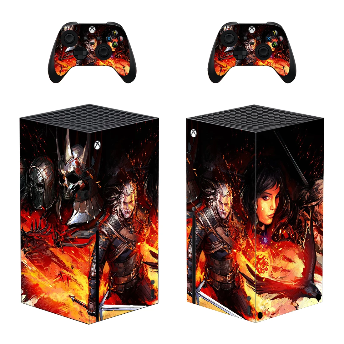 

New Game Style Xbox Series X Skin Sticker for Console & 2 Controllers Decal Vinyl Protective Skins Style 1