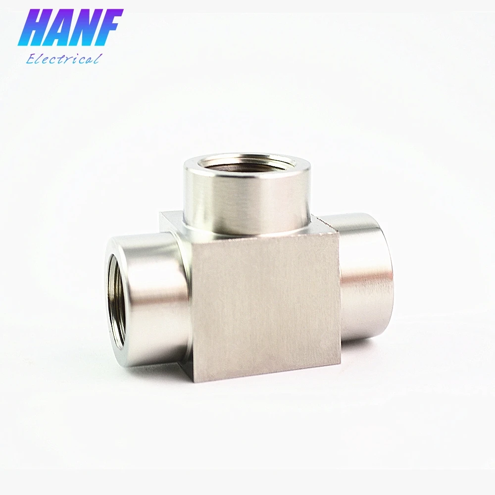 1 шт. 3/8 &quotBSP Женский тройник с одинаковой резьбой из нержавеющей стали 304 фитинг