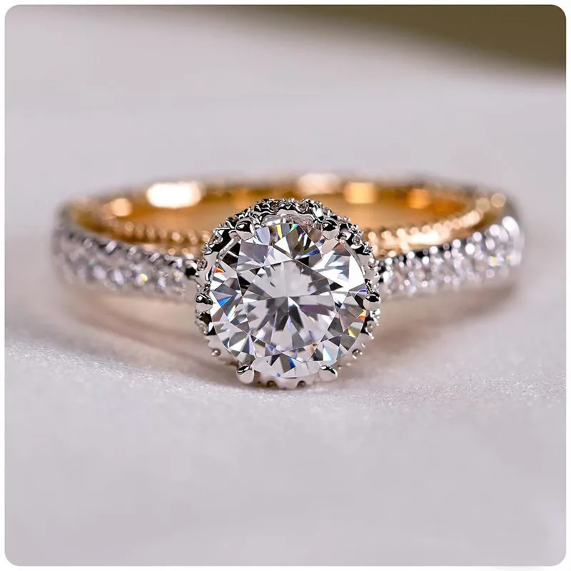 VAGZEB роскошные классические 6 коготь с украшением в виде кристаллов женское