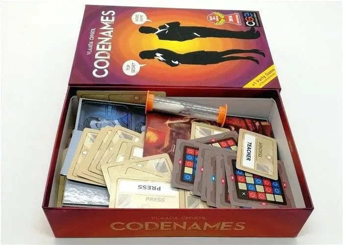 Конфиденциальная экшн игра Codenames семейная настольная друг Вечерние игры