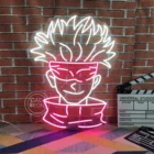 Неоновая вывеска Gojo на заказ, Мультяшные светодиодные вывески, Настенный декор для спальни, дома, бара, кафе, игровой комнаты