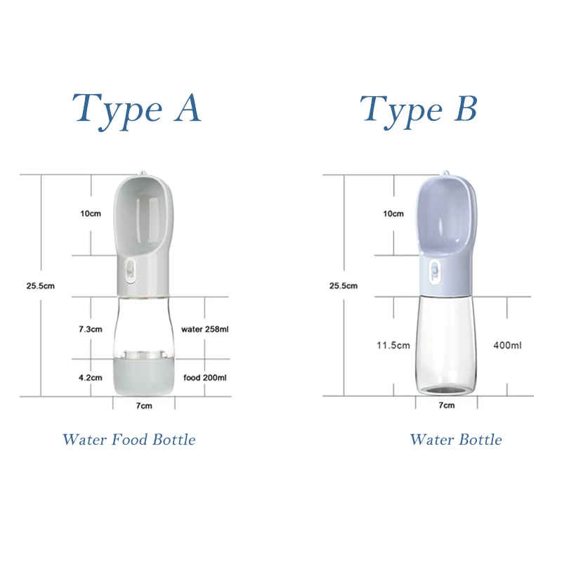 Hoopet собака бутылка для воды собак Портативный отдыха на открытом воздухе