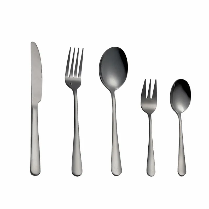 Полный набор столовых приборов вилки ложки ножи столовые приборы из нержавеющей