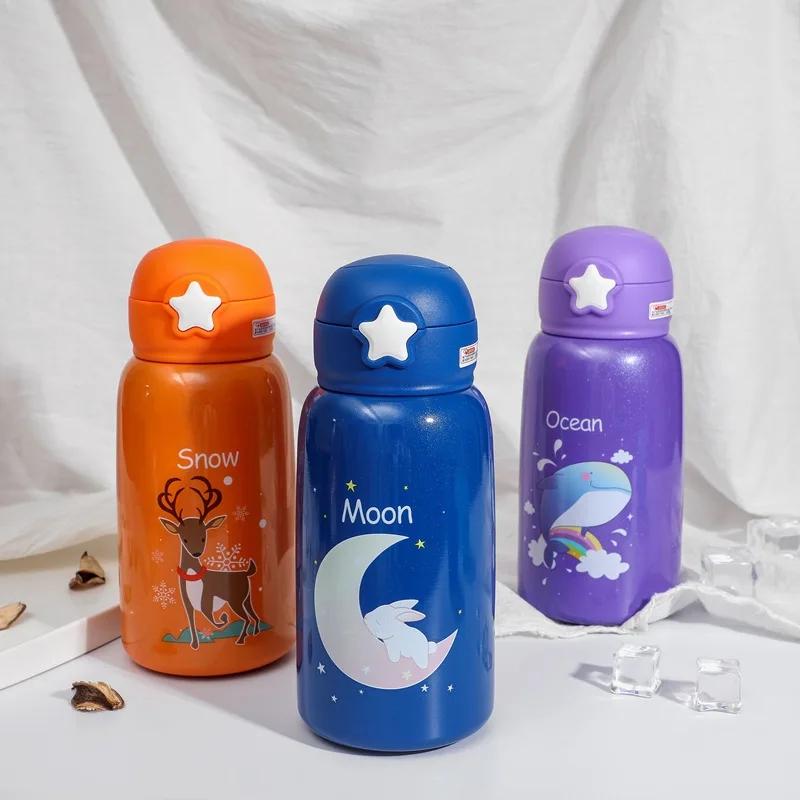 550 мл чашка для кормления ребенка термос молока из нержавеющей стали детей