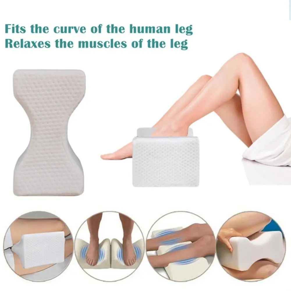 47 Memory Foam Knee Pillow for Sleeping Between the Legs Cushion Side Sleepers Align Spine Pregnancy Body Pillows | Дом и сад