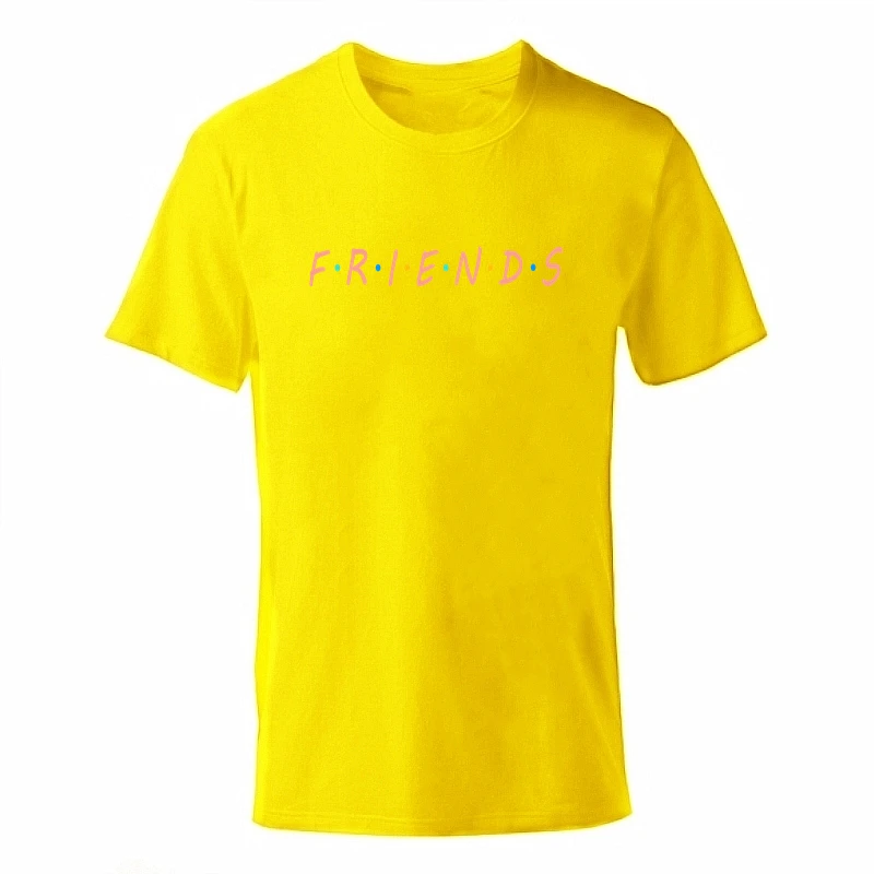 D-yellow-p Новинка, модная мужская футболка из хлопка, летняя футболка для мальчиков, футболка с коротким рукавом и принтом - Цвет: D-yellow-p