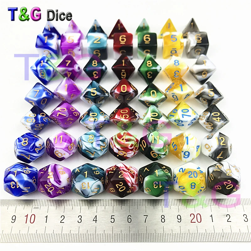 Прозрачный фиолетовый и белый цвет кости D4 D20 для d & игры|colored dice|dice colorwhite dice |