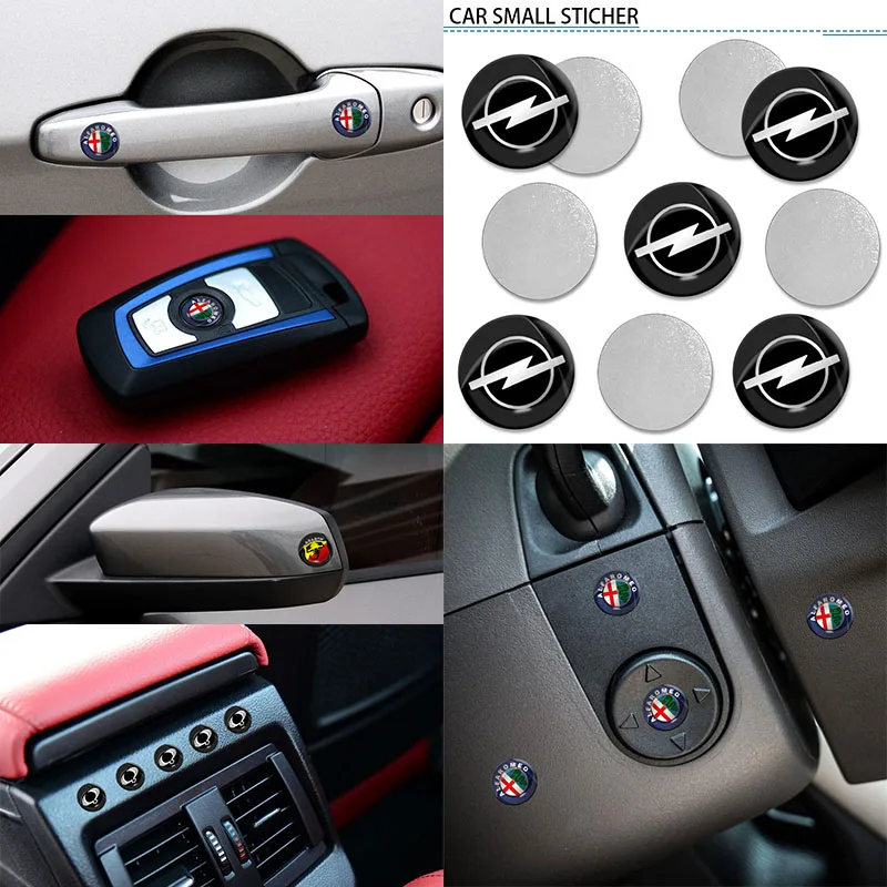 

5x Car Steering Wheel Sticker Small Decorative Sticker for Cadillac ATS CT6 CTS SRX XT5 XT4 SLS XTS XT6 ESCALADE XLR Accessories