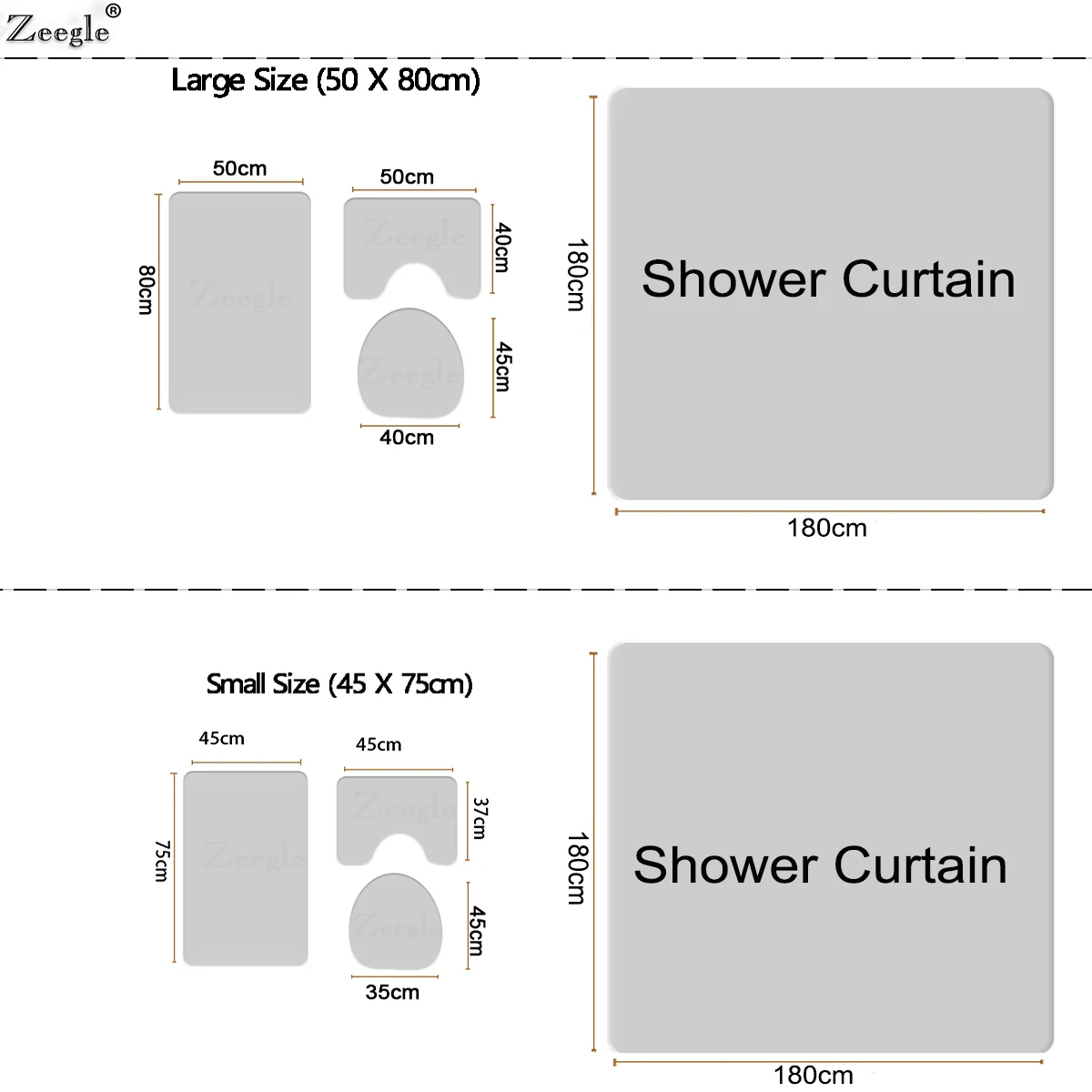 

Bathroom Bath Mat and Shower Curtain Set with Hooks Anti-Slip Floral Floor Mat for Bathroom Shower Carpet Toilet Carpet Rug