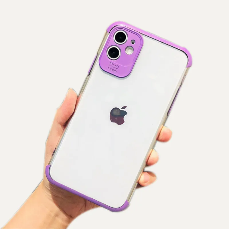 

Frame electroplating phone case is suitable for iPhone11 12Pro Max mini X XR XS XSMax 8 7 6PluS anti-drop protective back cover