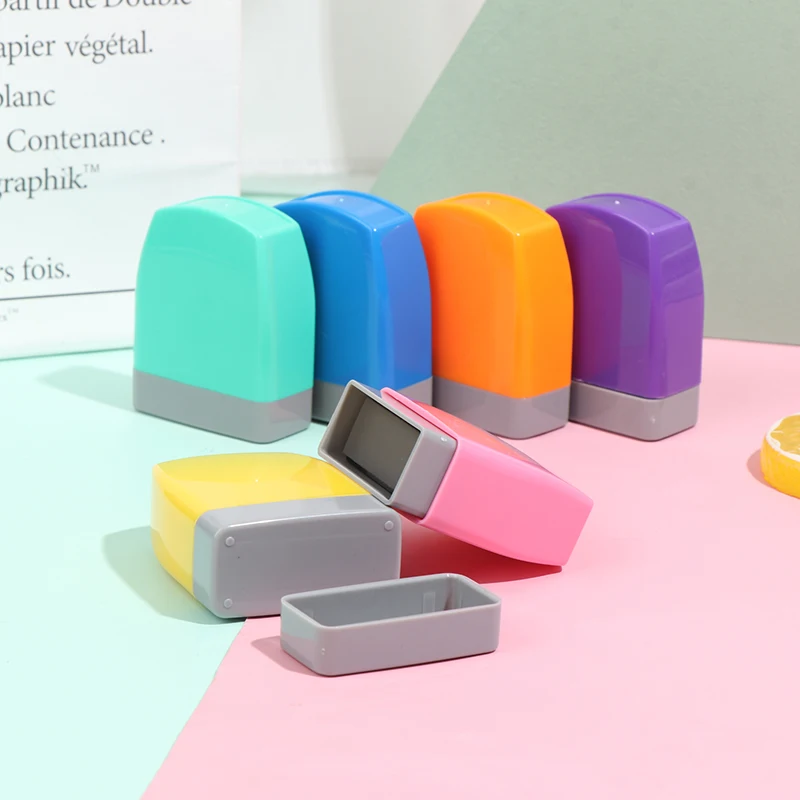 

Color Baby Name Stamp Toy For Children Name Student Clothes Chapte 33*13MM