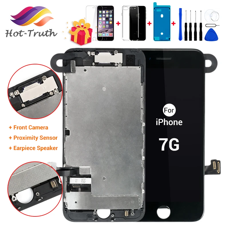 1 шт. OEM ЖК дисплей для iPhone 7 8 Plus полный комплект дигитайзер сборка 3D сенсорный