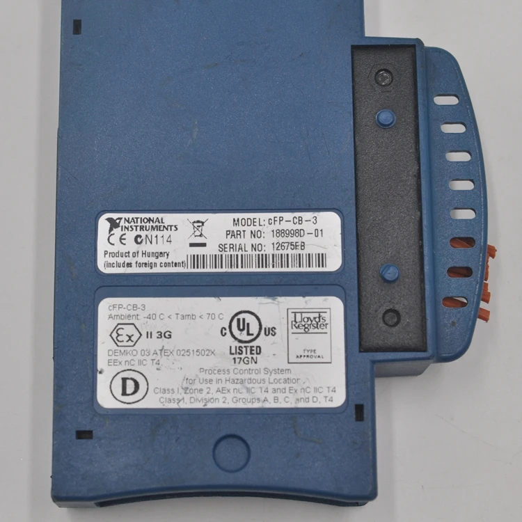 

National Instruments NI cFP-CB-3 integrated constant temperature junction box integrated junction box