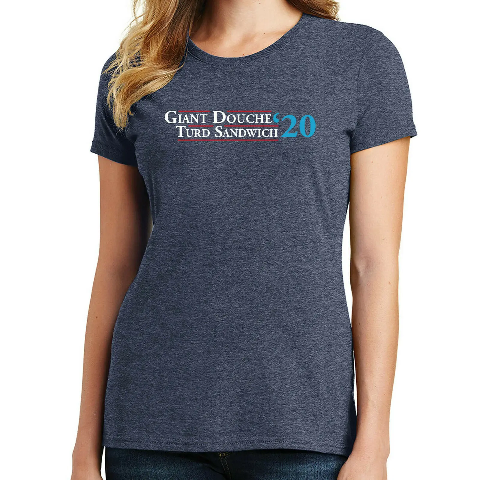 

Giant Douche & Turd Sandwich '20 T-Shirt Presidential Election Matching for Men and Women