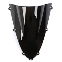 motorcycle black double bubble windscreen windshield screen abs shield fit for yamaha yzf r1 yzf r1 1998 1999