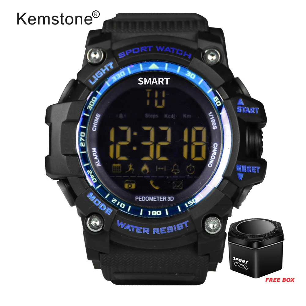 Водонепроницаемые Смарт-часы Kemstone для мужчин фитнес-трекер с функцией