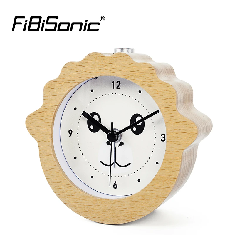 FiBiSonic китайские зодиаки Овен животные Коза деревянные часы Повтор носветильник