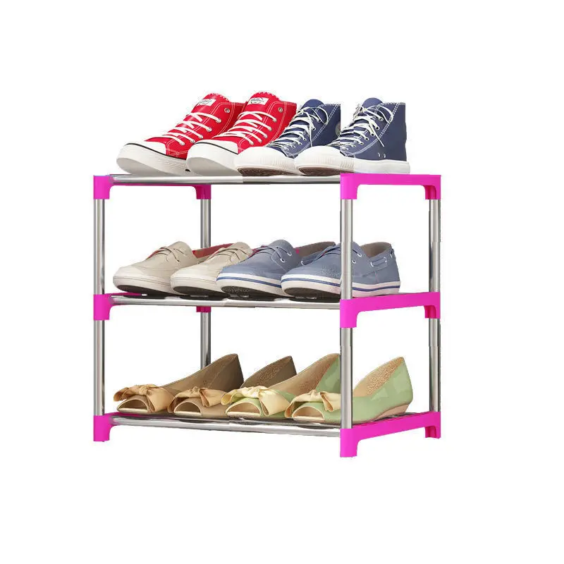 Multilayer Shoe Rack Easy to Install Iron Shelf Entryway Organizer Space Saver Waterproof Dustproof Cabinet | Мебель