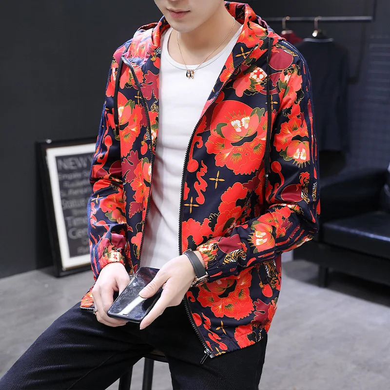 

Мужская модная одежда трендовая Мужская одежда Тренч пальто на молнии худи японская модная зеленая камуфляжная куртка Молодежный тренд