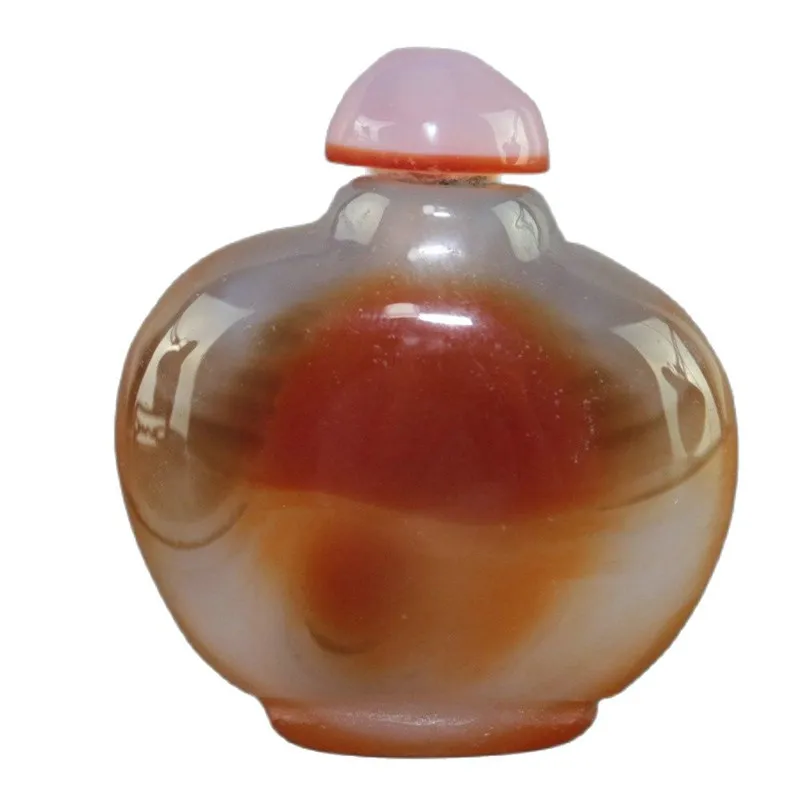 Китайский Натуральный узор 2 1 дюймовый Агат табак бутылка|bottle|bottle bottle |