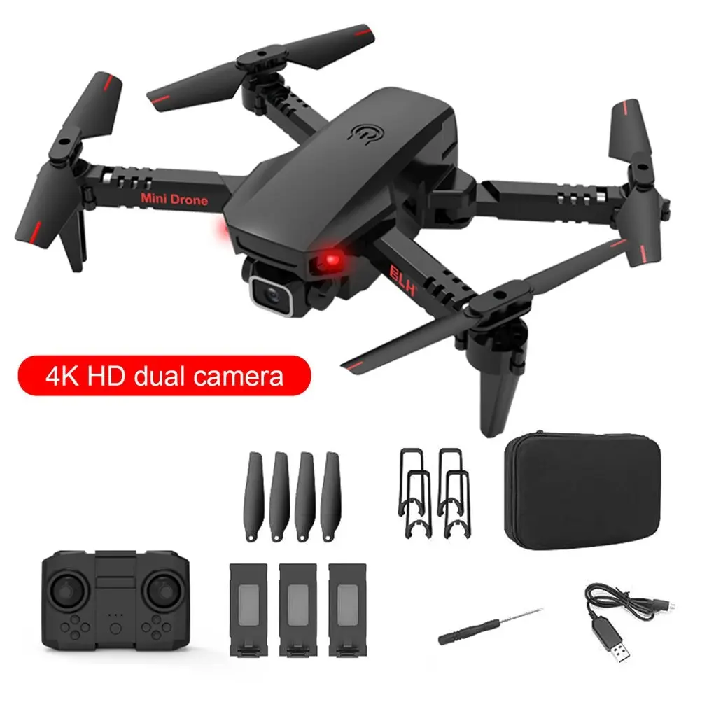 

K9 Mini RC Drone 4K HD Dual Camera WIFI FPV Air Pressure Altitude Hold One Key Return Home Foldable Quadcopter Kid Toys GIft