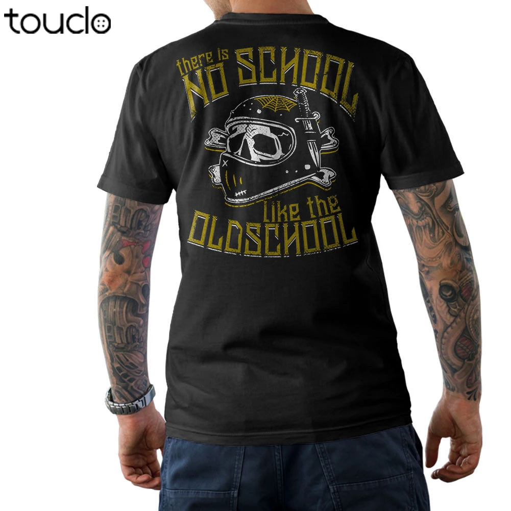 Новая модная крутая Повседневная велосипедная футболка нет школы как THE OLDSCHOOL