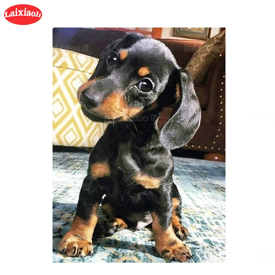 

Алмазная вышивка, картина с изображением животных, круглая, вышитая крестом мозаика