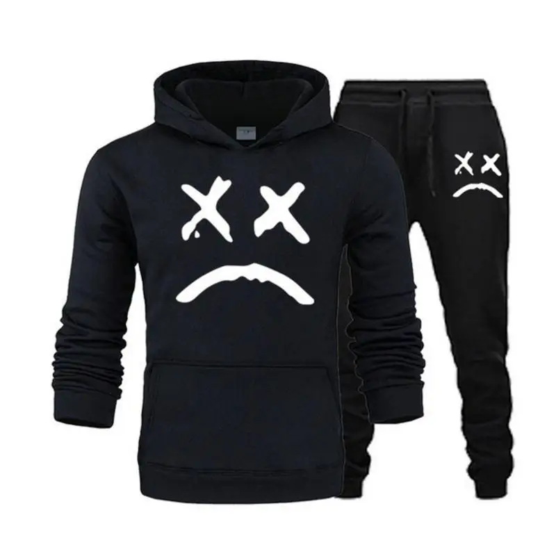 

Sudadera con capucha de marca de moda para hombre y mujer,chndal,traje deportivo, sudadera y pantalones deportivos de lana,2020