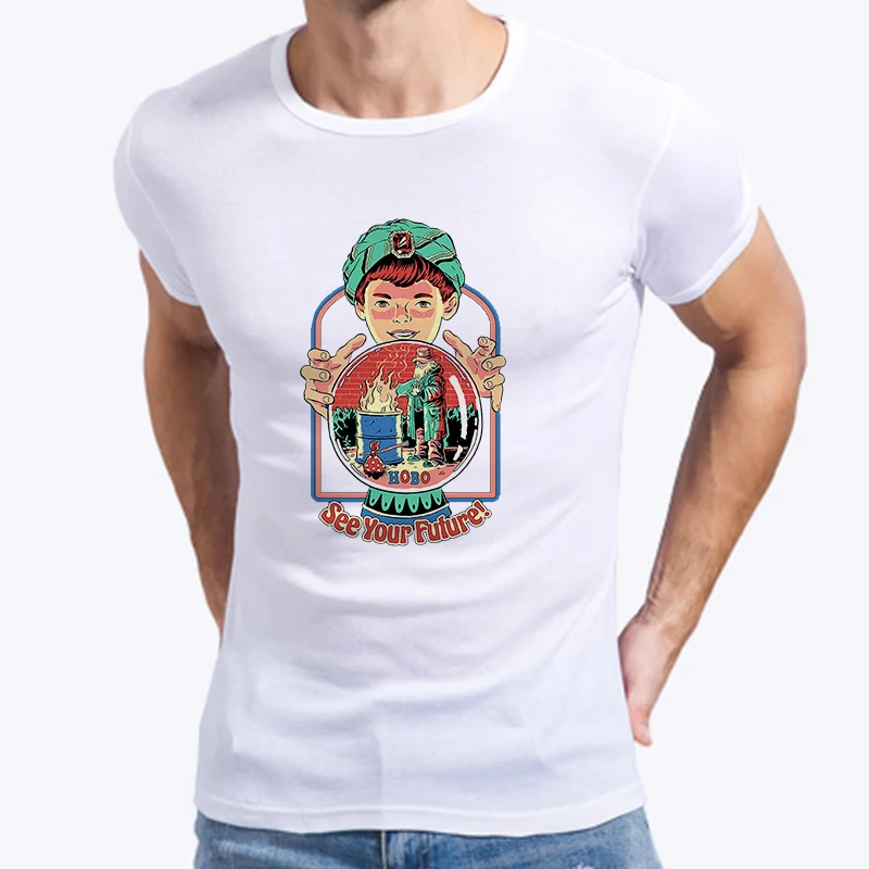 Новая стильная и забавная футболка в стиле ретро для мужчин/женщин летняя