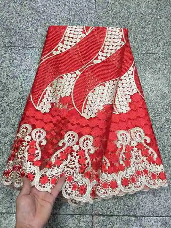 

T038 African lace fabric 2019 high quality lace tulle lace fabric wholesale price nigerian lace fabrics for party dress