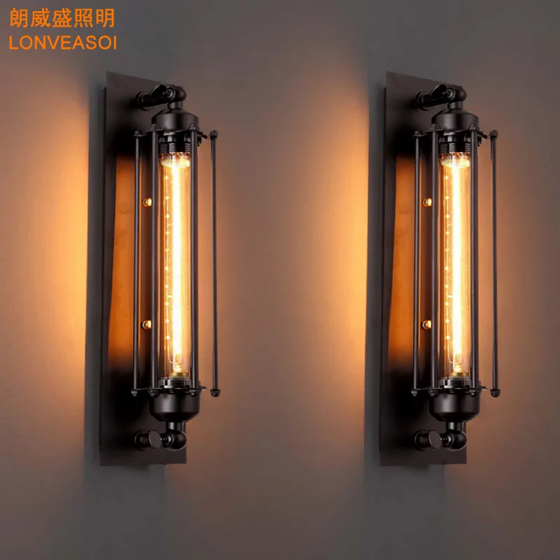 

modern led stone industrial decor aplique luz pared wall light lampara pared dinging room lamp