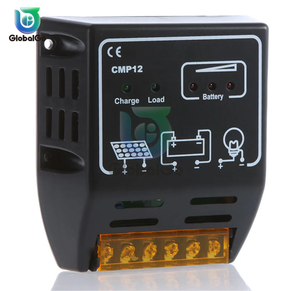 Автоматический контроллер заряда солнечной батареи 10 А 12 В 24 ШИМ контроллеры