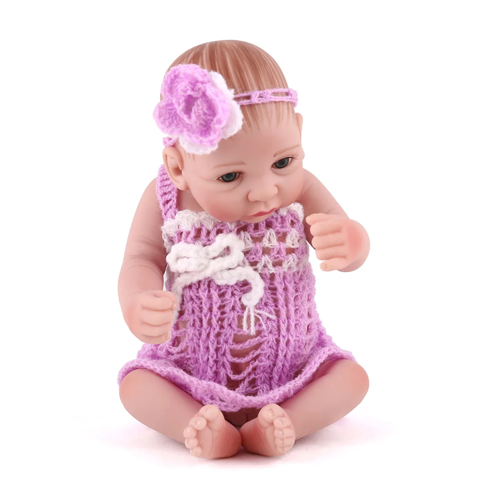 Rebron Baby 25 см полностью vinly кукла игрушки ручной работы реалистичные малыши девочки