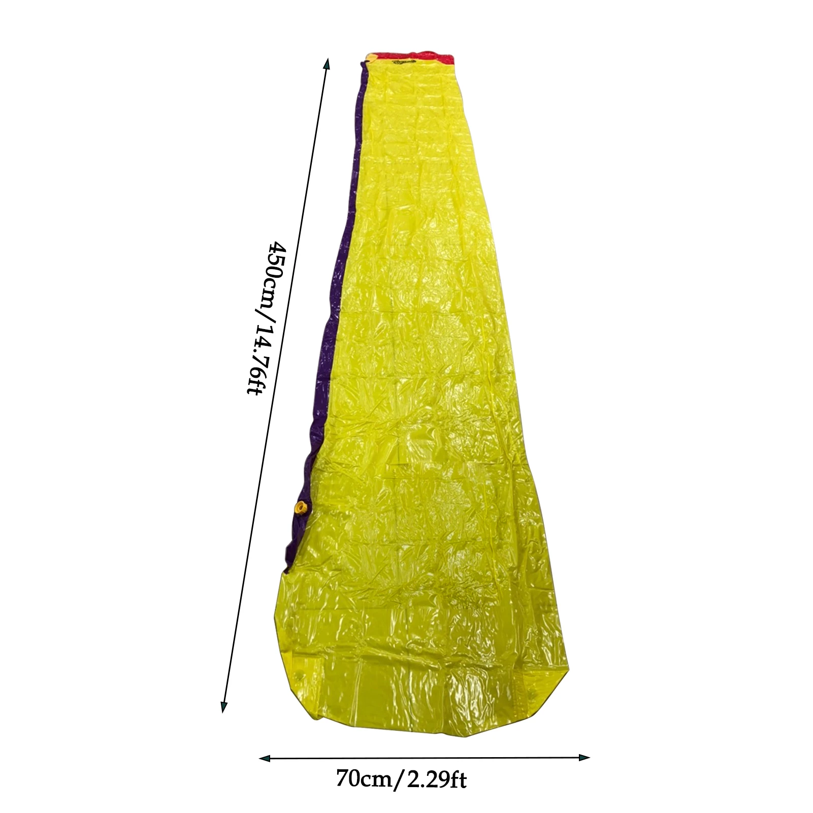 

Single Inflatable Water Slide Mat Summer Waterskiing Splash Play Toys Outdoor Surfboard Summer Lawn Water Splash Waterslide 4.5M