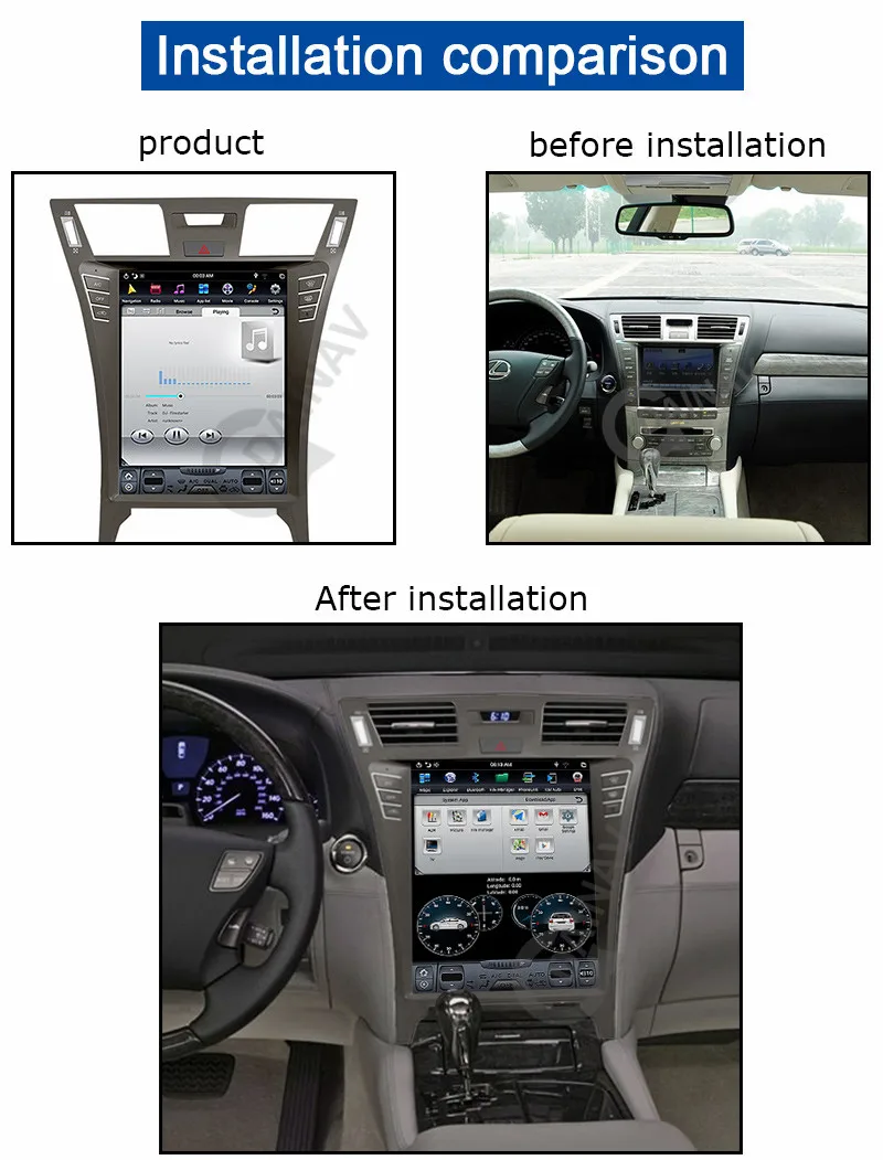 12 1 дюймов автомобильное радио GPS навигация для-LEXUS LS460 2006-2012 автомобильный dvd-плеер